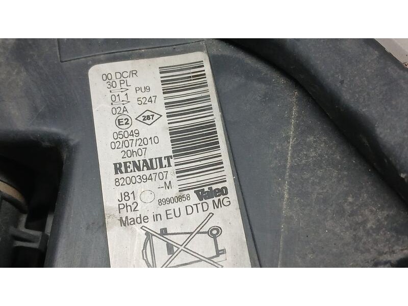 Recambio de faro derecho para renault espace iv (jk0) emotion referencia OEM IAM 8200394707 XENON, PULIR VALEO 89900858