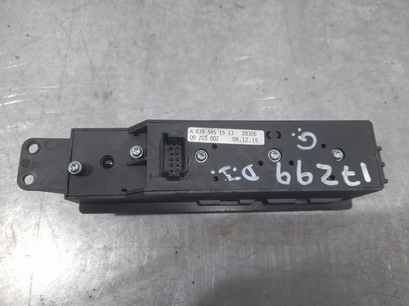 Recambio de mando elevalunas delantero izquierdo para mercedes-benz vito / mixto furgoneta (w639) 110 cdi (639.601, 639.603, 639