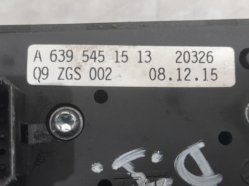 Recambio de mando elevalunas delantero izquierdo para mercedes-benz vito / mixto furgoneta (w639) 110 cdi (639.601, 639.603, 639
