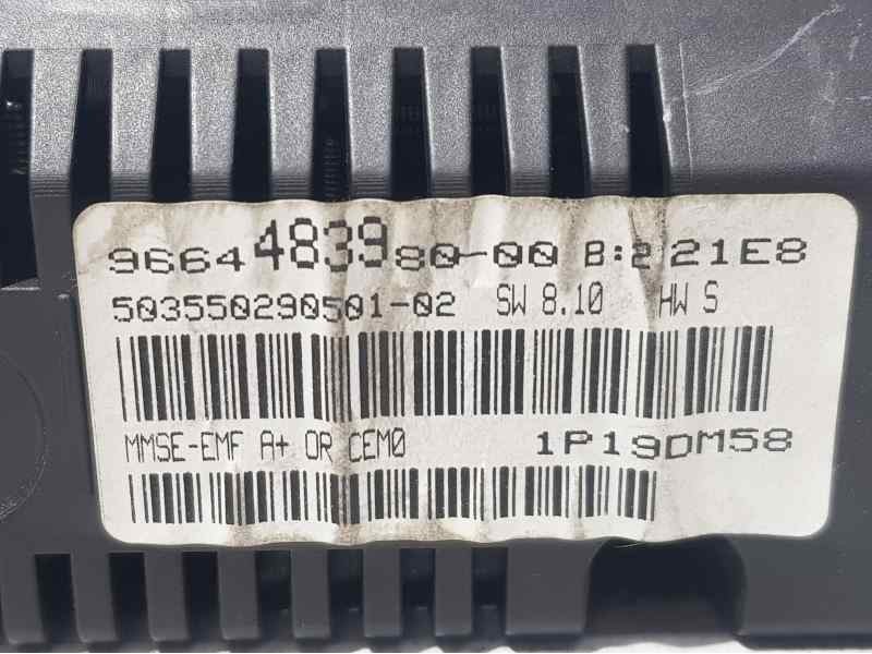 Recambio de pantalla multifuncion para peugeot 207 confort referencia OEM IAM 9664483980  