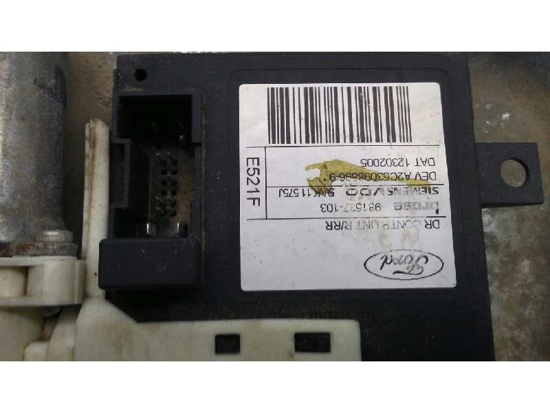 Recambio de elevalunas trasero derecho para ford focus c-max (cap) ghia (d) referencia OEM IAM  13 PINS ELECTRICO