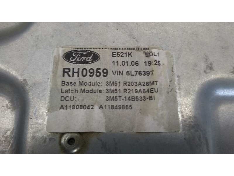 Recambio de elevalunas delantero derecho para ford focus c-max (cap) ghia (d) referencia OEM IAM 3M51R219A64EU  ELECTRICO