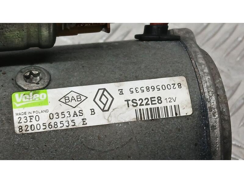 Recambio de motor arranque para renault espace iv (jk0) emotion referencia OEM IAM 8200568535E VALEO TS22E8
