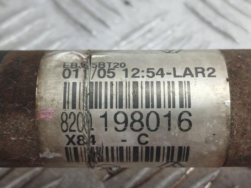 Recambio de transmision delantera izquierda para renault megane ii familiar dynamique confort referencia OEM IAM 8200198016  