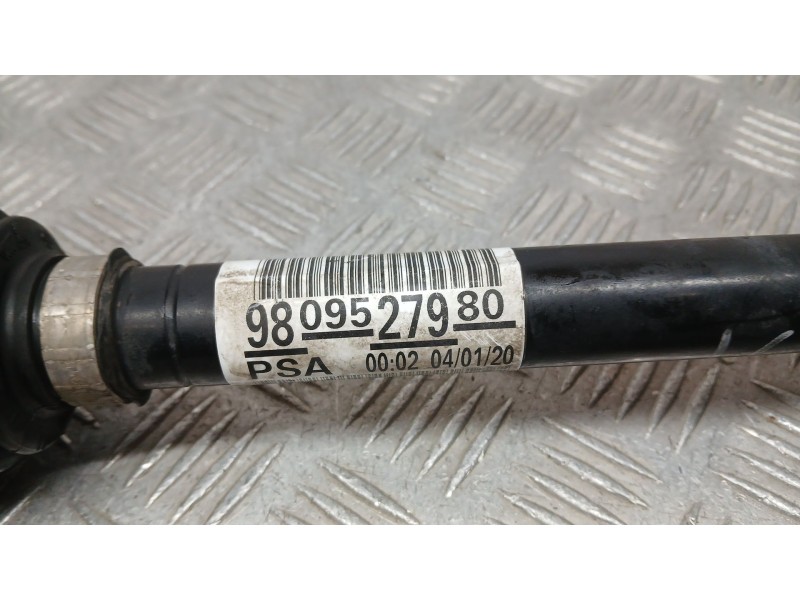 Recambio de transmision delantera derecha para peugeot rifter 1.5 bluehdi 130 referencia OEM IAM 9809527980  