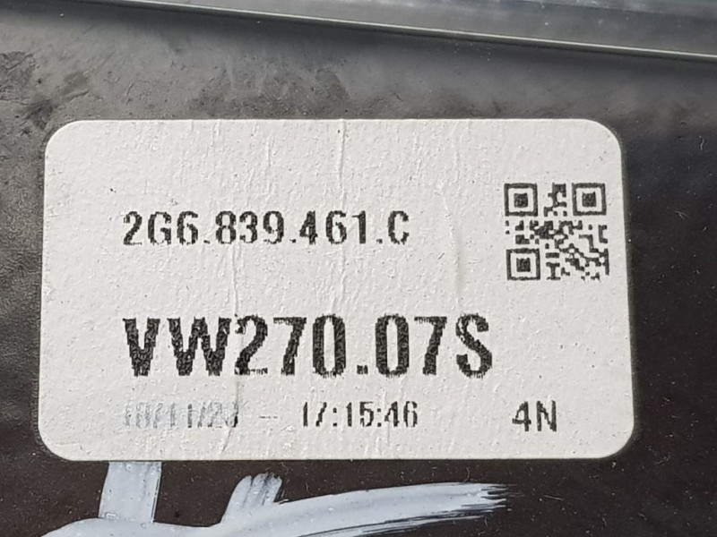 Recambio de elevalunas trasero izquierdo para volkswagen polo beats referencia OEM IAM 2G9839461C 5 PINS ELÉCTRICO