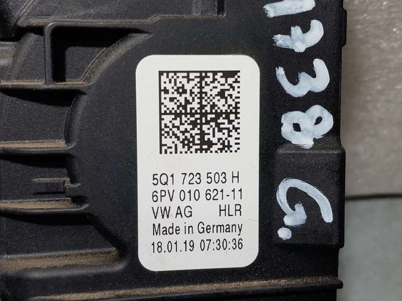 Recambio de potenciometro pedal para volkswagen golf vii lim. (bq1) edition referencia OEM IAM 5Q1723503H  