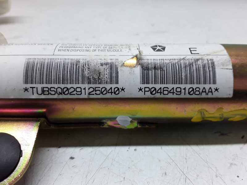 Recambio de airbag cortina delantero derecho para chrysler sebring berlina (jr41) 2.0 16v cat referencia OEM IAM P04649108AA  