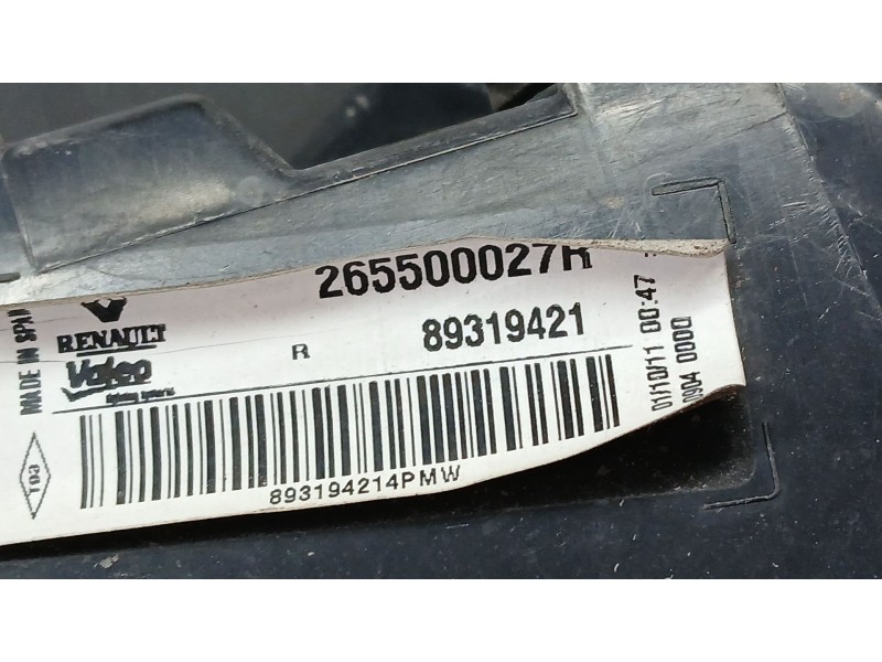 Recambio de piloto trasero derecho interior para renault megane iii grandtour (kz0/1) 1.5 dci (kz1m, kz1w, kz0r) referencia OEM 