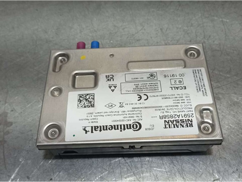 Recambio de modulo electronico para dacia sandero confort referencia OEM IAM 2591A2858R A3C1020240201 CONTINENTAL