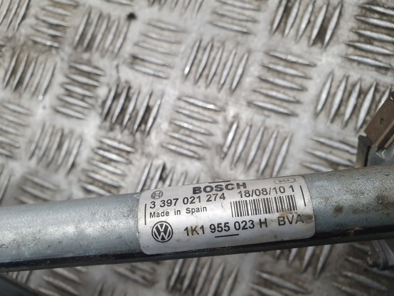 Recambio de motor limpia delantero para volkswagen golf vi (5k1) rabbit bluemotion referencia OEM IAM 1K1955023H 3397021274 BOSC