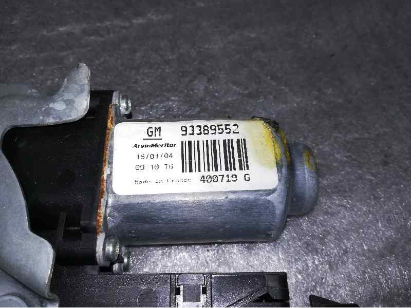 Recambio de elevalunas delantero derecho para opel meriva 1.7 16v cdti cat referencia OEM IAM 93389552 6 PINS ELECTRICO GM