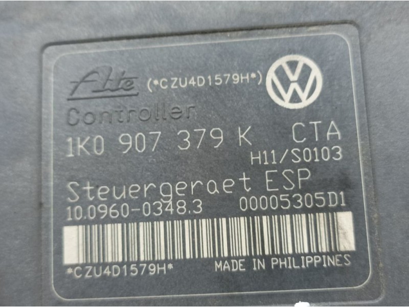 Recambio de abs para volkswagen golf v berlina (1k1) highline referencia OEM IAM 1K0614517H 10020601064 ATE
