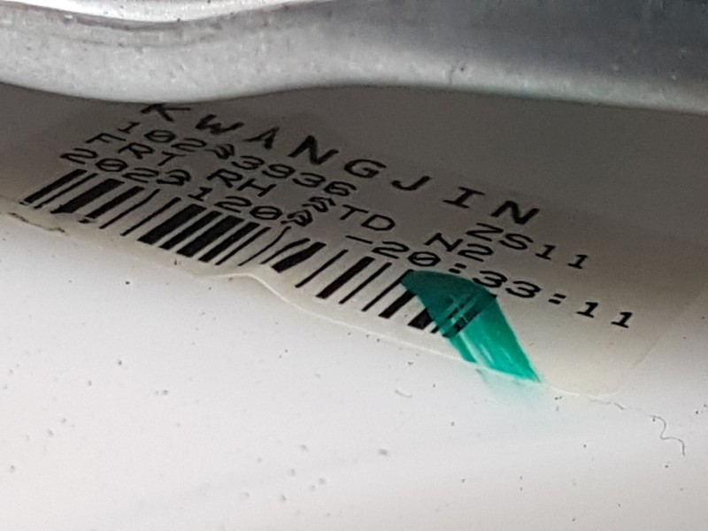 Recambio de elevalunas delantero derecho para mg zs suv (azs1) 1.0 t-gdi referencia OEM IAM 20231209 2 PINS 