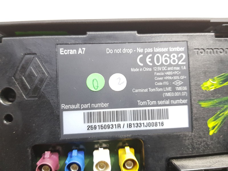 Recambio de sistema navegacion gps para renault megane iii grandtour (kz0/1) 1.5 dci (kz1m, kz1w, kz0r) referencia OEM IAM 25915