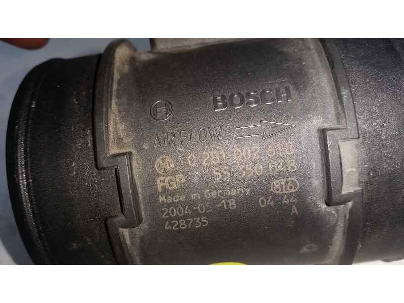 Recambio de caudalimetro para opel astra h berlina cosmo referencia OEM IAM 0281002618 55350048 BOSCH