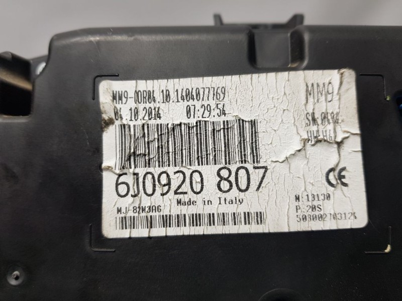 Recambio de cuadro instrumentos para seat ibiza (6j5) reference referencia OEM IAM 6J0920807 101404077769 MAGNETI MARELLI