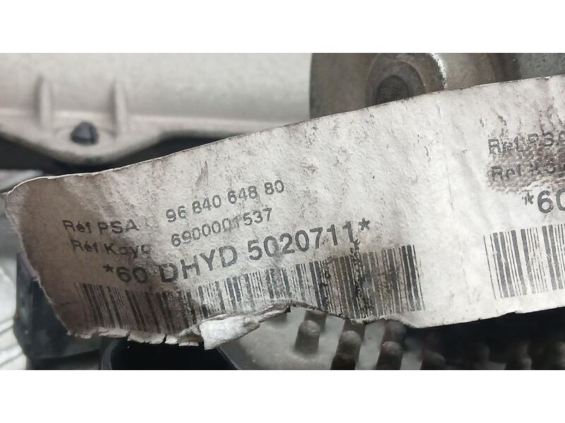 Recambio de cremallera direccion para peugeot 207 premium referencia OEM IAM 9684064880 ELECTRO-MECANICA KOYO 6900001537