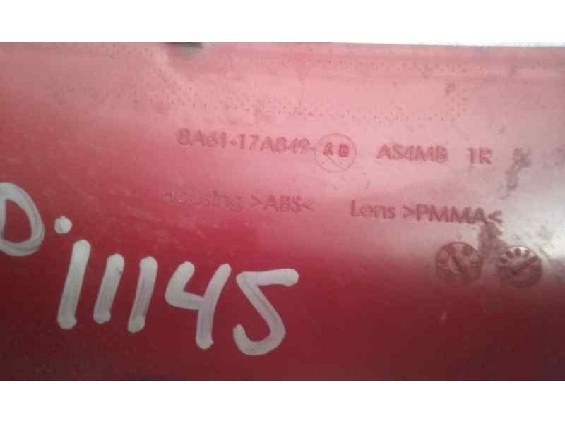 Recambio de reflectante trasero derecho para ford fiesta (ccn) individual referencia OEM IAM 8A6117A849  