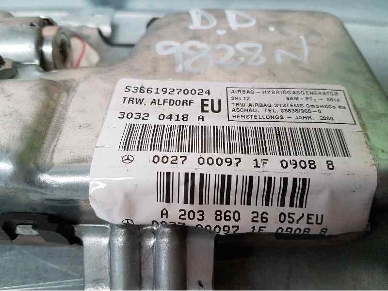Recambio de airbag lateral delantero derecho para mercedes-benz clase c (w203) berlina 320 (203.064) referencia OEM IAM A2038602