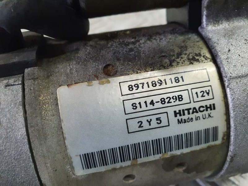 Recambio de motor arranque para honda civic berlina 3 (ep1/2) 1.7 ctdi ls referencia OEM IAM 8971891181 S114829B HITACHI