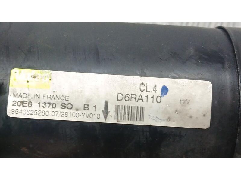 Recambio de motor arranque para peugeot 207 premium referencia OEM IAM 9640825280 VALEO D5RA110