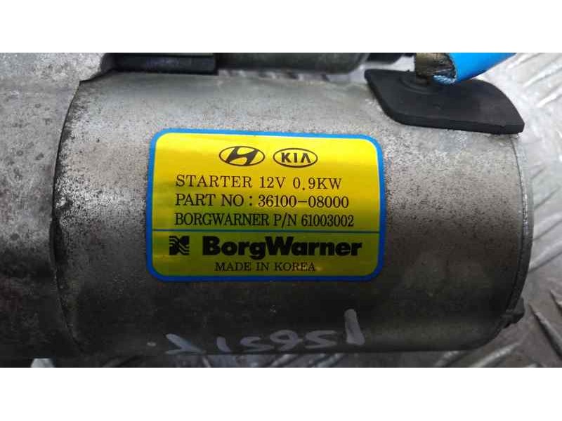 Recambio de motor arranque para kia stonic (ybcuv) hybrid referencia OEM IAM 3610008000  