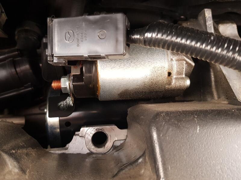 Recambio de motor arranque para mazda cx-30 (dm) skyactiv-x m hybrid referencia OEM IAM HF0218400  