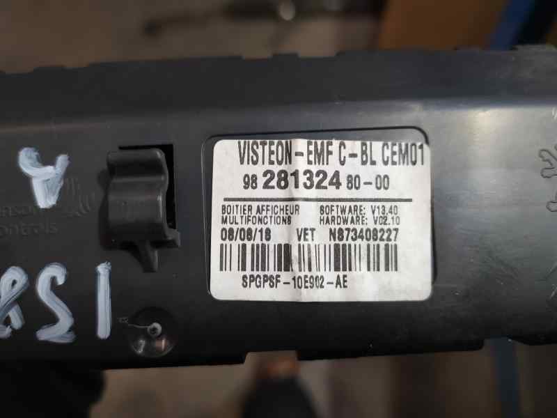 Recambio de pantalla multifuncion para citroën jumpy furgon club xl referencia OEM IAM 9828132480 N873408227 