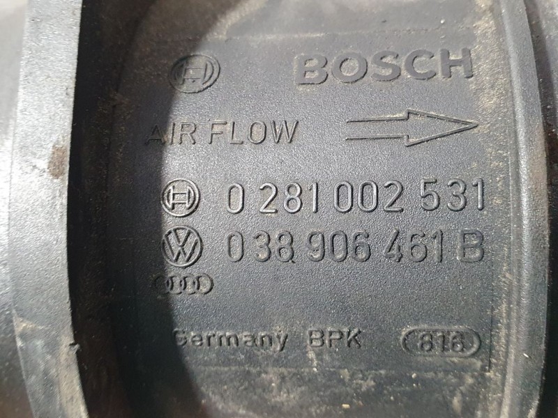 Recambio de caudalimetro para volkswagen touran (1t2) highline referencia OEM IAM 038906461B 0281002531 BOSCH