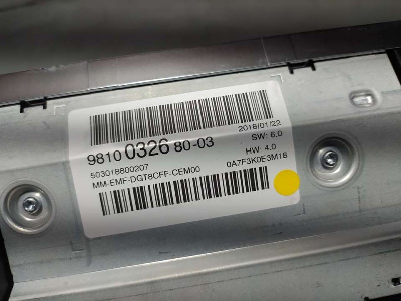 Recambio de sistema navegacion gps para peugeot 3008 gt-line referencia OEM IAM 9810032680 503018800207 