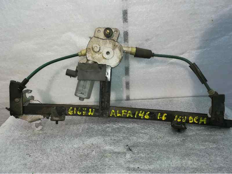 Recambio de elevalunas delantero derecho para alfa romeo 146 1.6 t.spark referencia OEM IAM 467616050 2 PINS 