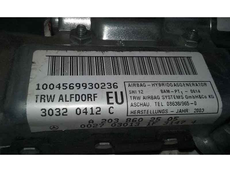 Recambio de airbag lateral izquierdo para mercedes-benz clase c (w203) familiar c 220 t cdi (203.206) referencia OEM IAM A203860