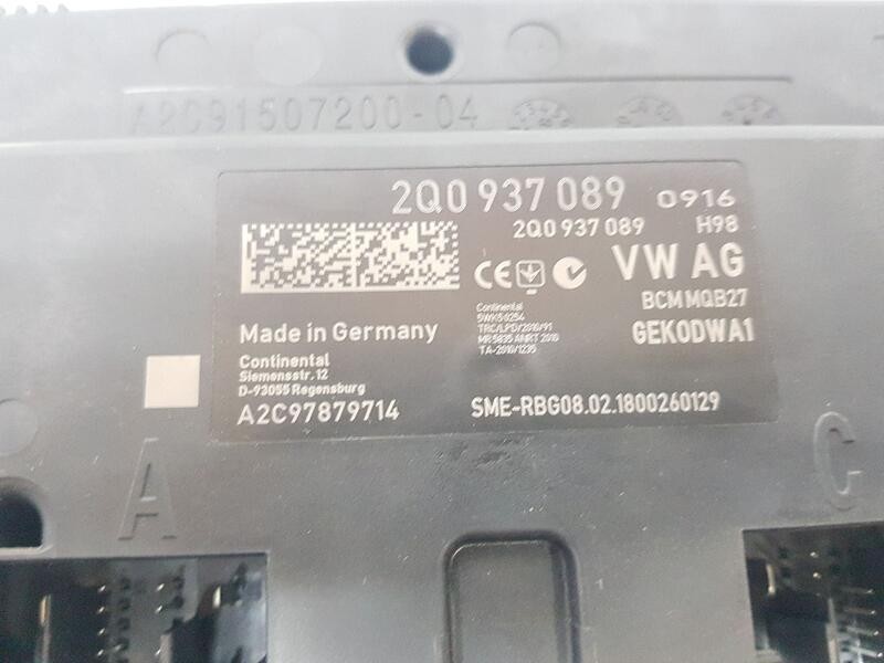 Recambio de modulo electronico para seat ibiza (kj1) reference referencia OEM IAM 2Q0937089  