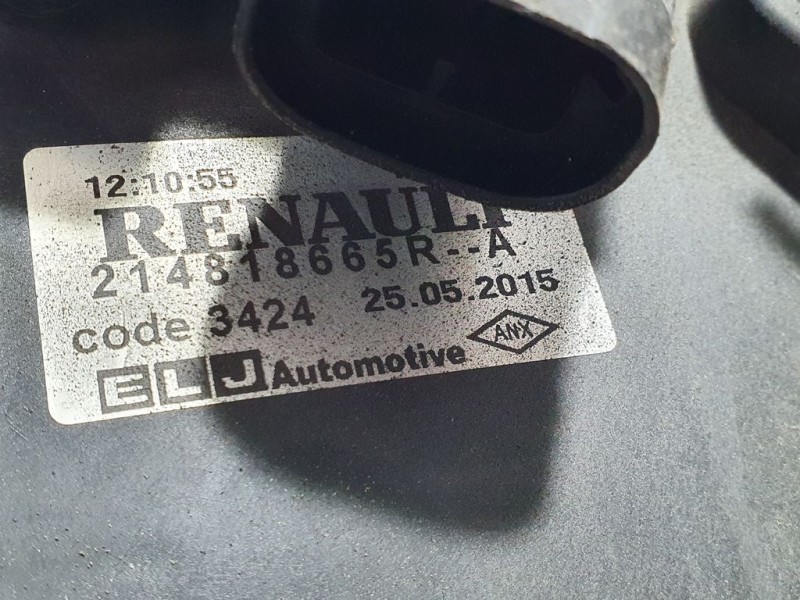 Recambio de electroventilador para dacia dokker ambiance referencia OEM IAM 214818665R  