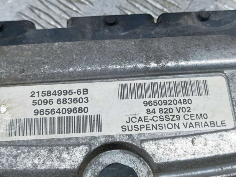 Recambio de centralita suspension para peugeot 607 (s2) marfil pack referencia OEM IAM 9656409680 245849956B 