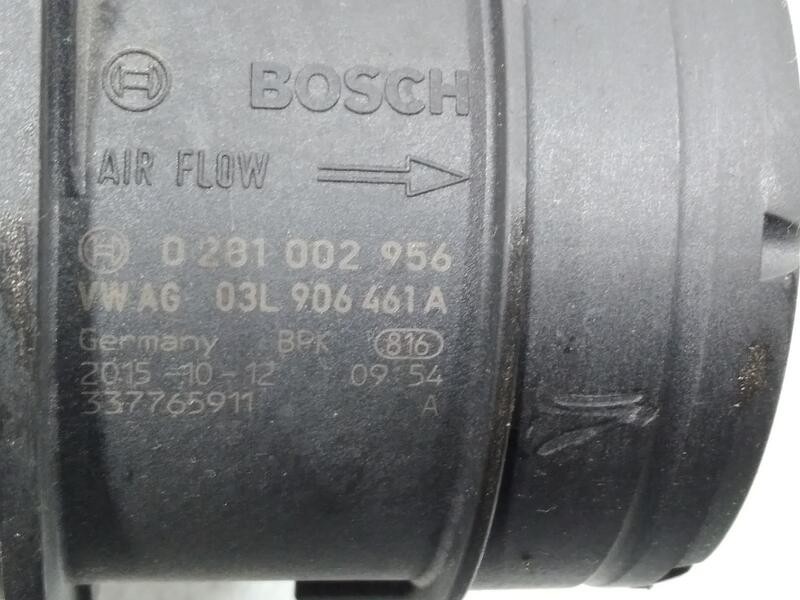 Recambio de caudalimetro para volkswagen jetta (163) advance bluemotion referencia OEM IAM 03L906461A 0281002956 Bosch