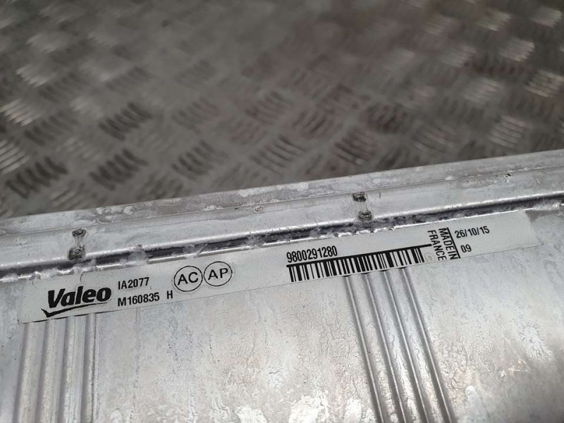 Recambio de intercooler para citroën ds4 design referencia OEM IAM 9800291280 M160835H VALEO