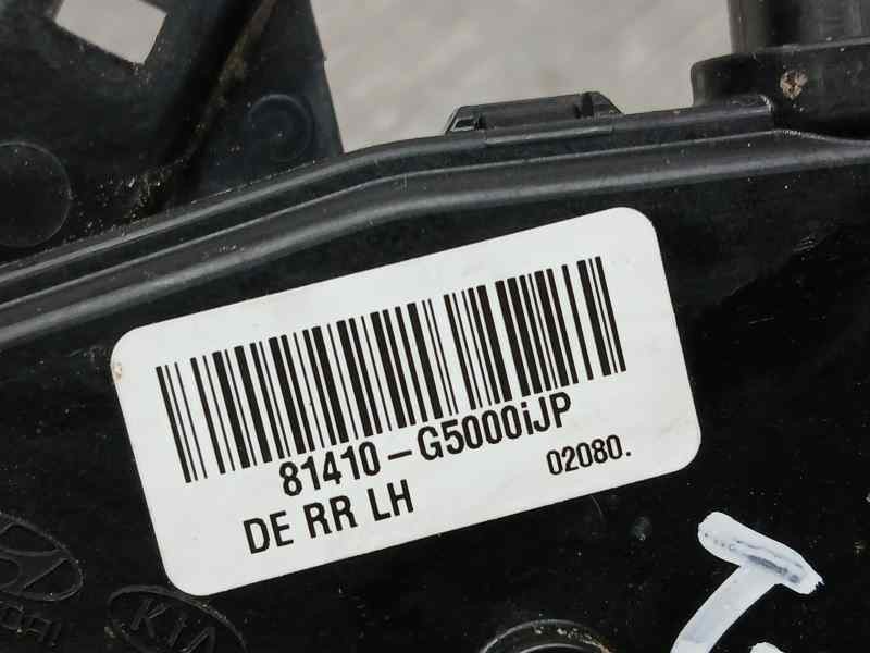 Recambio de cerradura puerta trasera izquierda para kia niro emotion plug-in hybrid referencia OEM IAM 81410G5000IJP  ELECTRICA