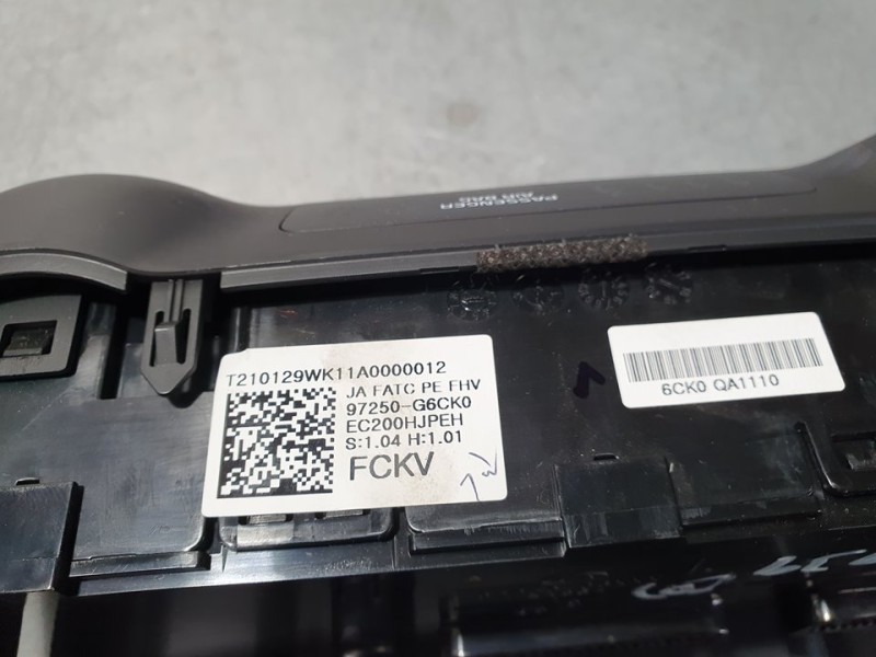 Recambio de mando climatizador para kia picanto (ja) gt line referencia OEM IAM 97250G6CK0 EC200HJPEH 