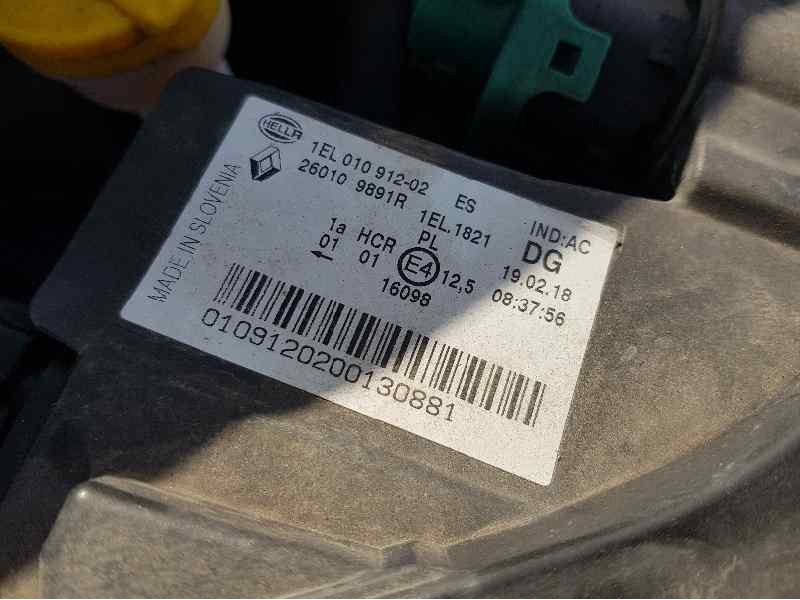 Recambio de faro derecho para renault zoe ze.40 electric intens referencia OEM IAM 260109891R  