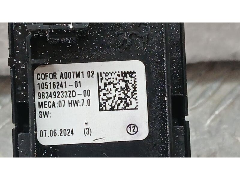 Recambio de mando elevalunas delantero izquierdo para citroën c4 iii (ba_, bb_, bc_) 1.2 puretech 130 (bahnsa, bahnsb) referenci