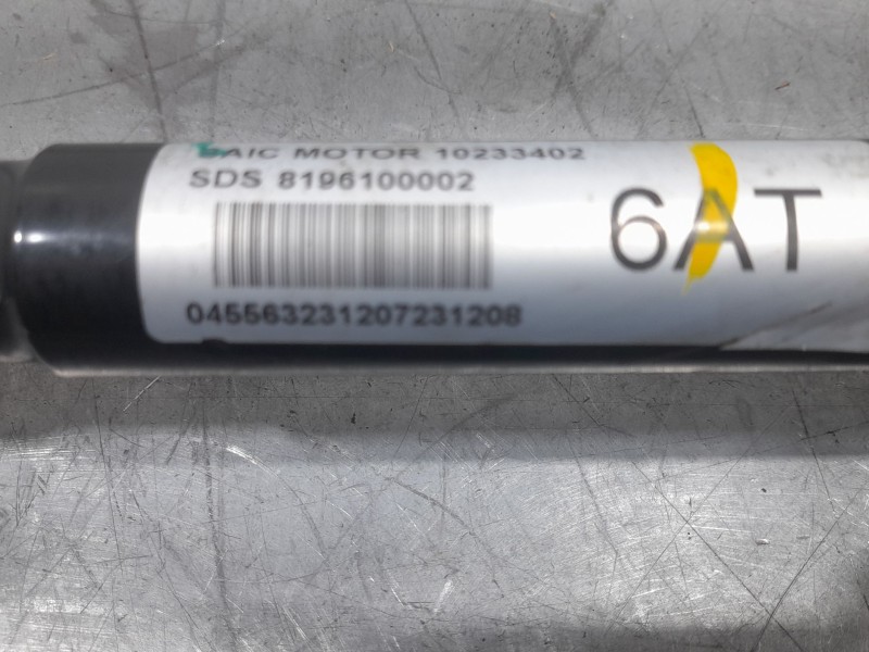 Recambio de transmision delantera derecha para mg zs suv (azs1) 1.0 t-gdi referencia OEM IAM 8196100002  015563231207231208