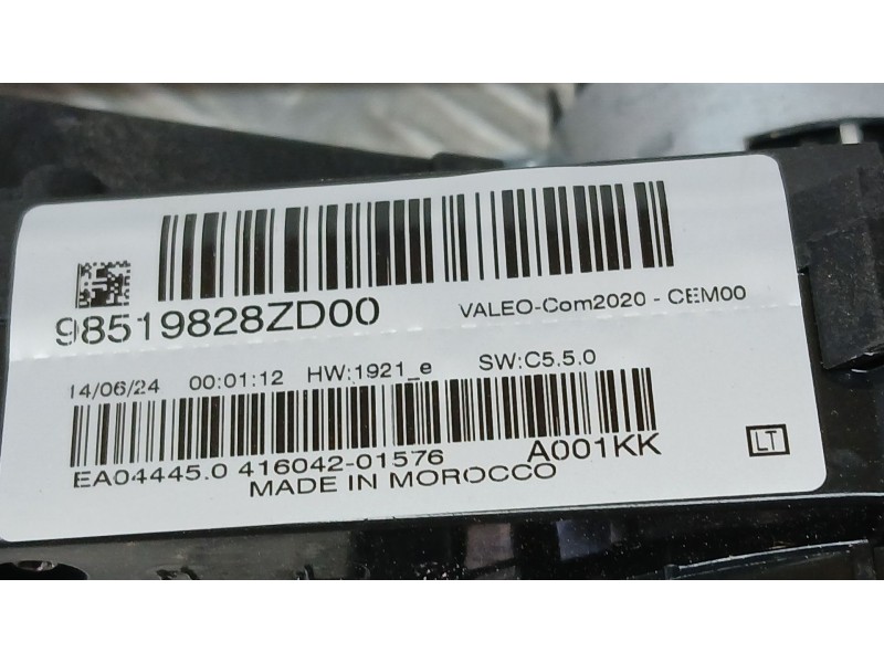 Recambio de mando luces y limpia para citroën c4 iii (ba_, bb_, bc_) 1.2 puretech 130 (bahnsa, bahnsb) referencia OEM IAM 985198