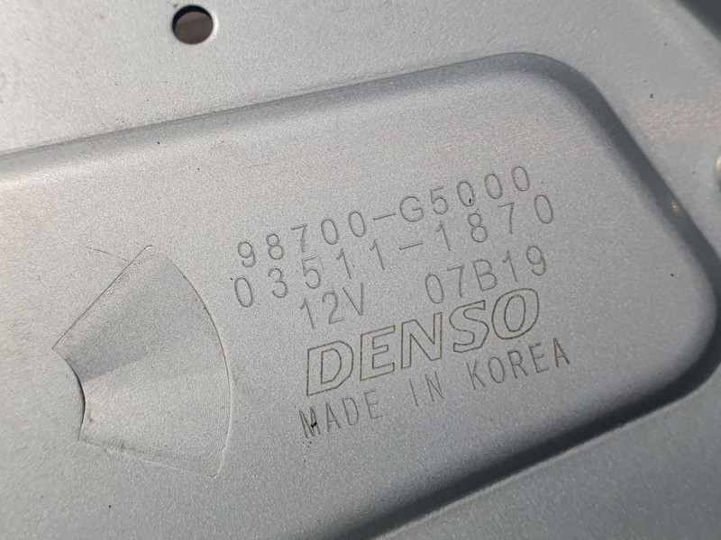 Recambio de motor limpia trasero para kia niro emotion plug-in hybrid referencia OEM IAM 98700G5000 035111870 DENSO