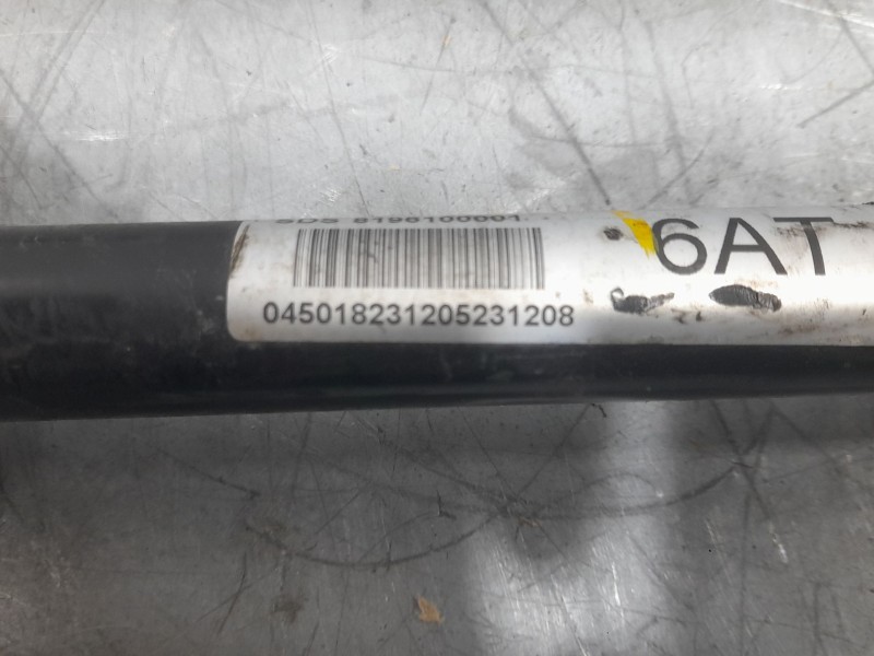 Recambio de transmision delantera izquierda para mg zs suv (azs1) 1.0 t-gdi referencia OEM IAM 8196100001  045018231205231208