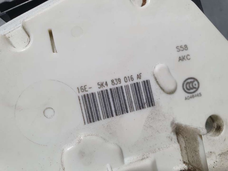 Recambio de cerradura puerta trasera derecha para seat leon (5f1) fr referencia OEM IAM 5K4839016R  7 PINES