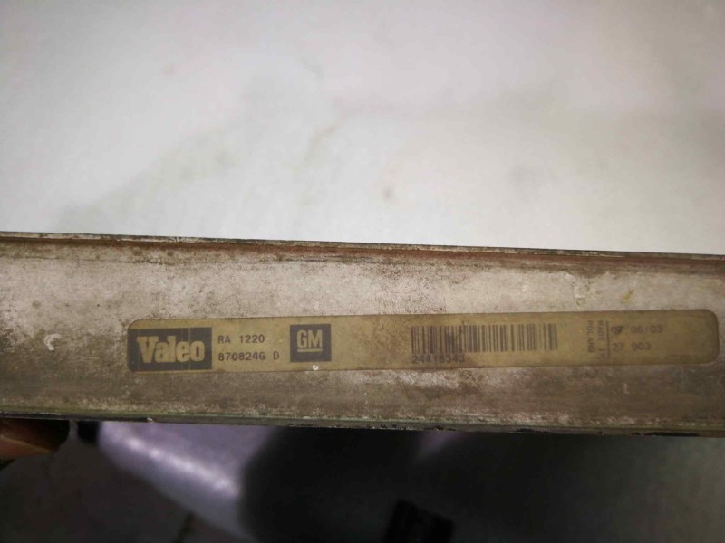 Recambio de radiador agua para opel vectra c berlina comfort referencia OEM IAM 870824G 870824G VALEO