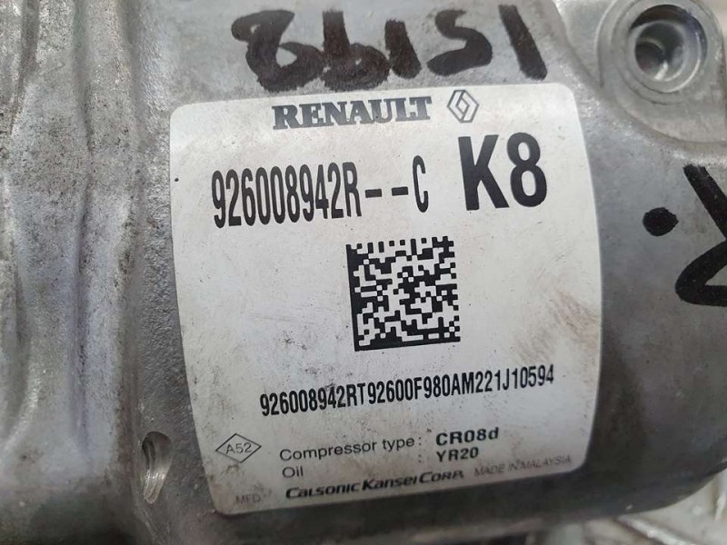 Recambio de compresor aire acondicionado para renault express van referencia OEM IAM 926008942R  