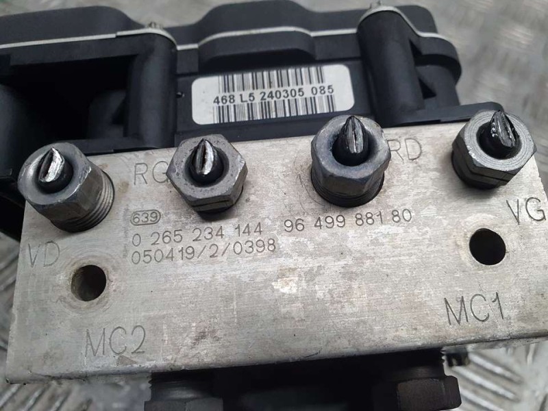 Recambio de abs para citroën c4 coupe vtr referencia OEM IAM 9649988180 0265234144 BOSCH
